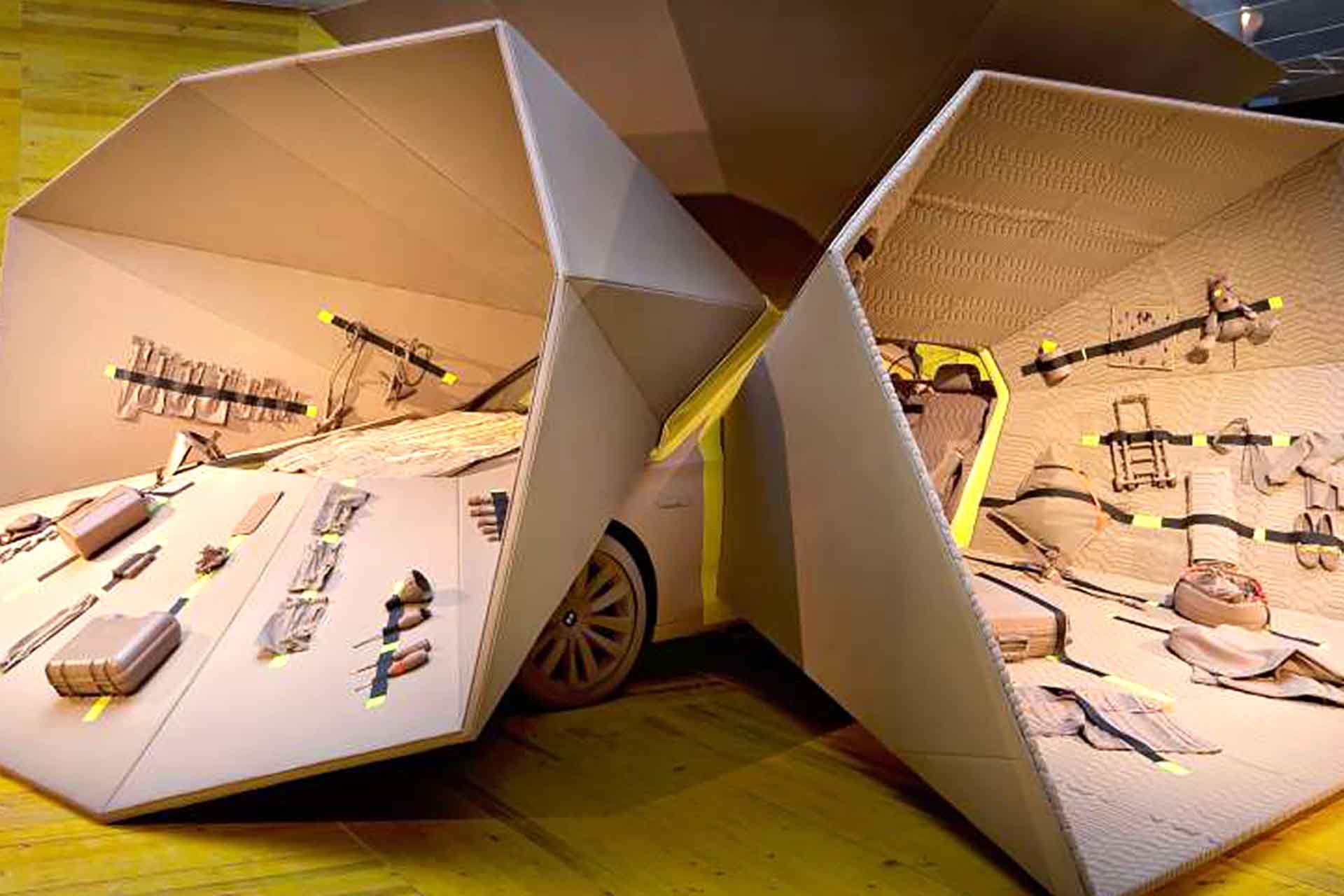 GIGLER holz-design: event & ausstellung | BMW Design-Installation