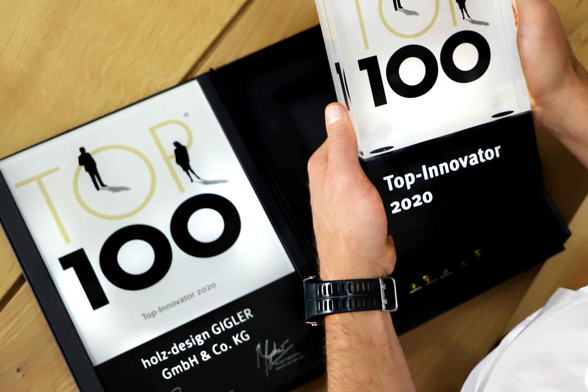 GIGLER holz-design: veröffentlichungen | TOP 100 Innovationsführer